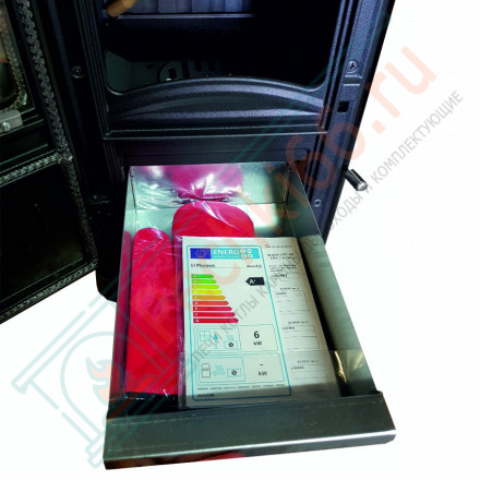 Чугунная печь Dora 10 N, зеленая (Plamen) до 180 м3