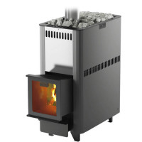 Печь для бани Костёр 18, дверца со стеклом (Костёр) до 18 м3