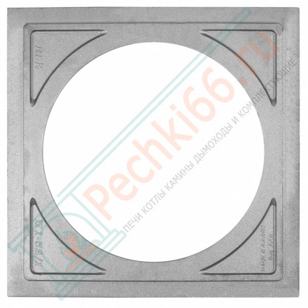 Чугунная плита П1-5А под казан от 6 до 12 л (512х512х20) (Рубцовск)