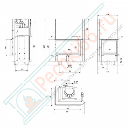 Стальная топка MBM/L/BS/G (Kratki)